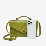 Aleksandra - Mini Torebka Crossbody z Teksturowanego Materiału