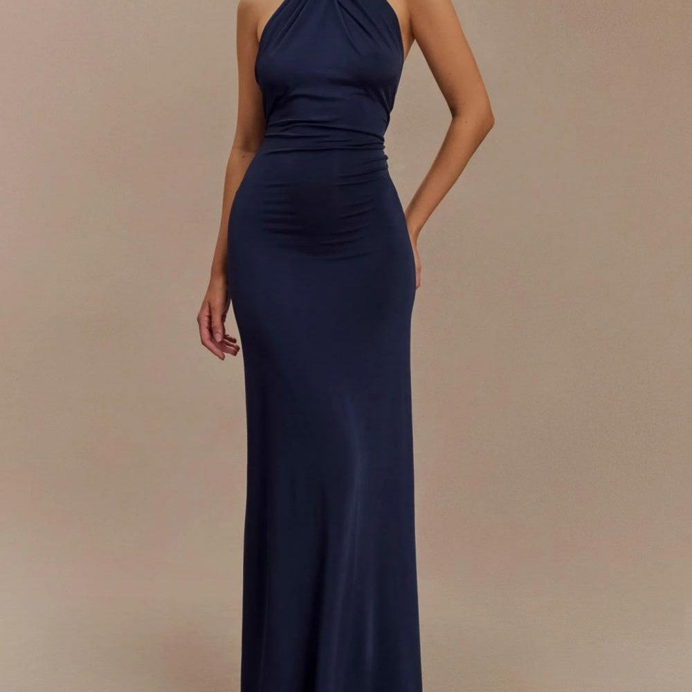 Sukienka Maxi Slinky Halter - Laguna