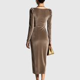 Barbara - Elegancka Midi Sukienka