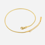 Shanileigh | Różowa Cavigliera w Złocie 18K