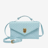 Aleksandra - Mini Torebka Crossbody z Teksturowanego Materiału