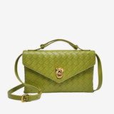 Aleksandra - Mini Torebka Crossbody z Teksturowanego Materiału