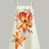 Sukienka w Kwiaty Oversize