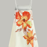 Sukienka w Kwiaty Oversize
