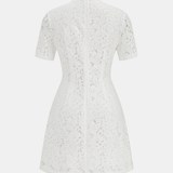 Sukienka Krótką Rękawem w Stylu Cheongsam