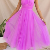 Sukienka maxi z tiulu z detalami w stylu fairy vibes