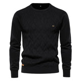 Andre™ - Męski sweter w kratkę