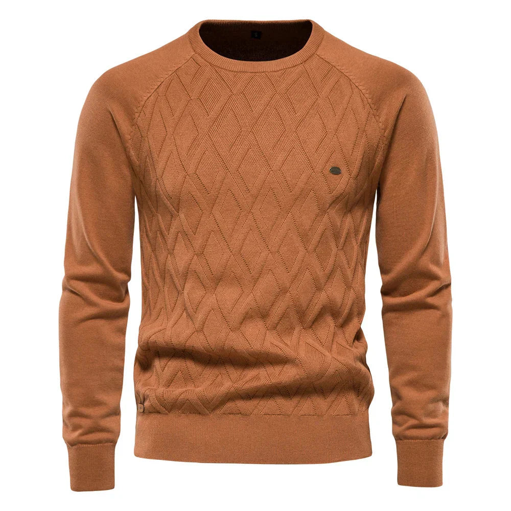 Andre™ - Męski sweter w kratkę