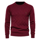 Andre™ - Męski sweter w kratkę