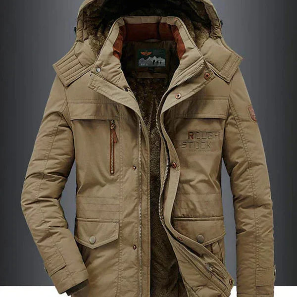 Bjorn™ - Ciepły męski zimowy płaszcz polarowy