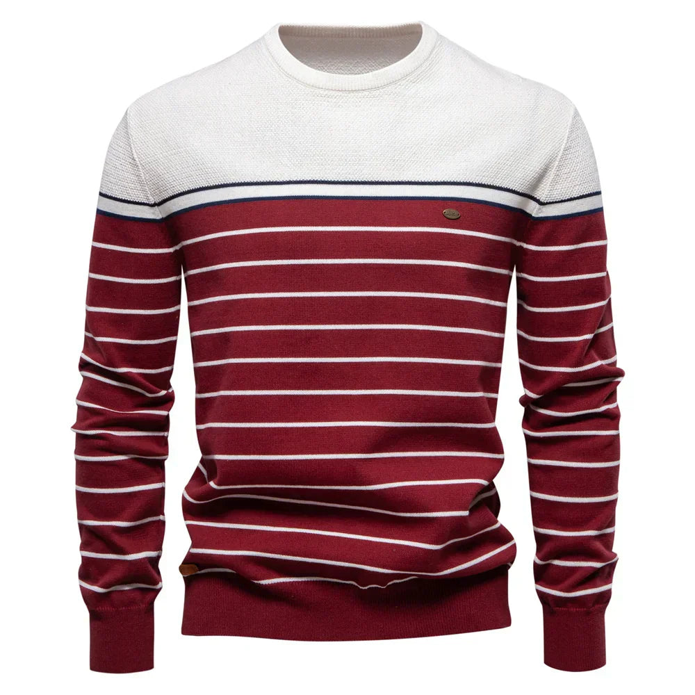 Darius™ - Męski sweter w paski