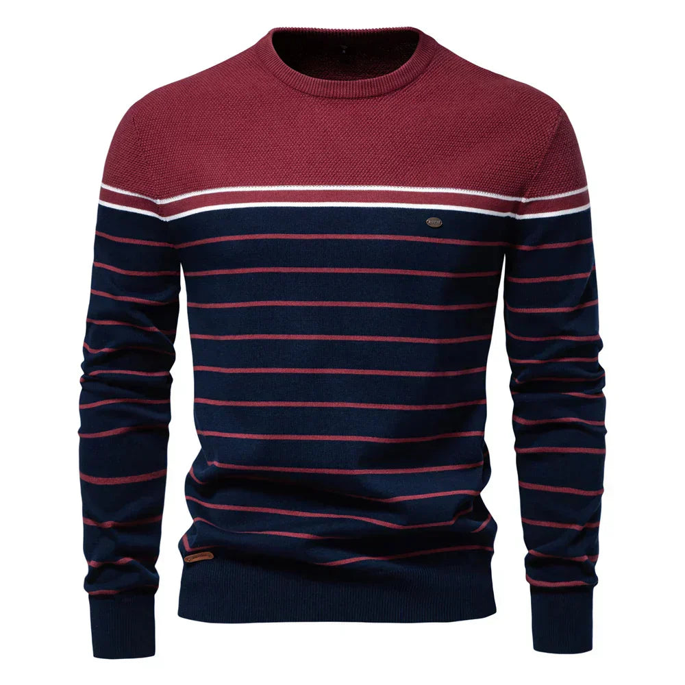 Darius™ - Męski sweter w paski