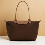 Longchamp | Duża torba Le Pliage, Ciemny Brąz
