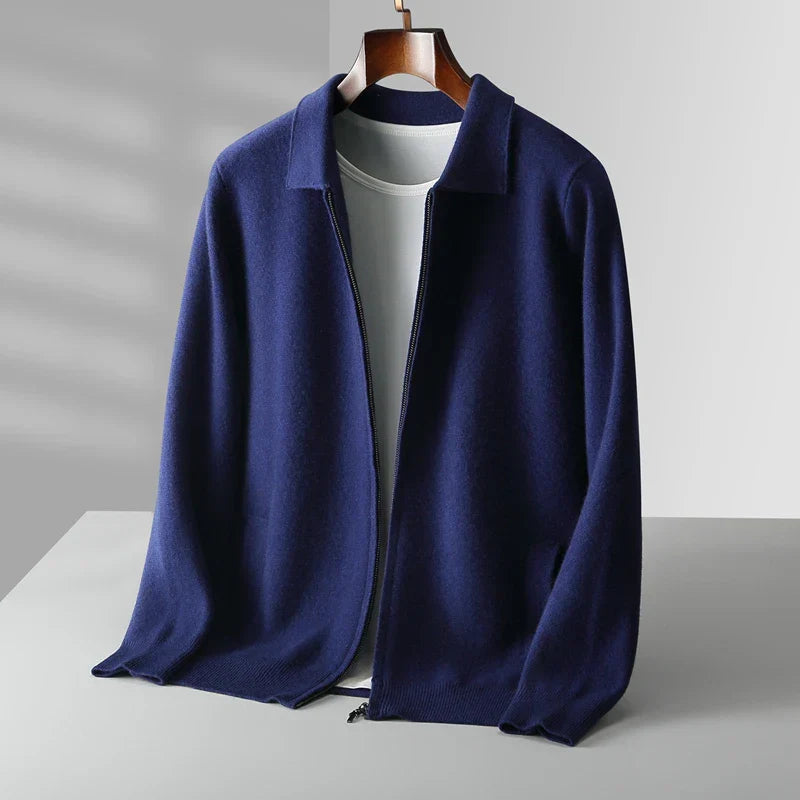Lorenzo™ – Stylowy Kardigan z Czystej Wełny