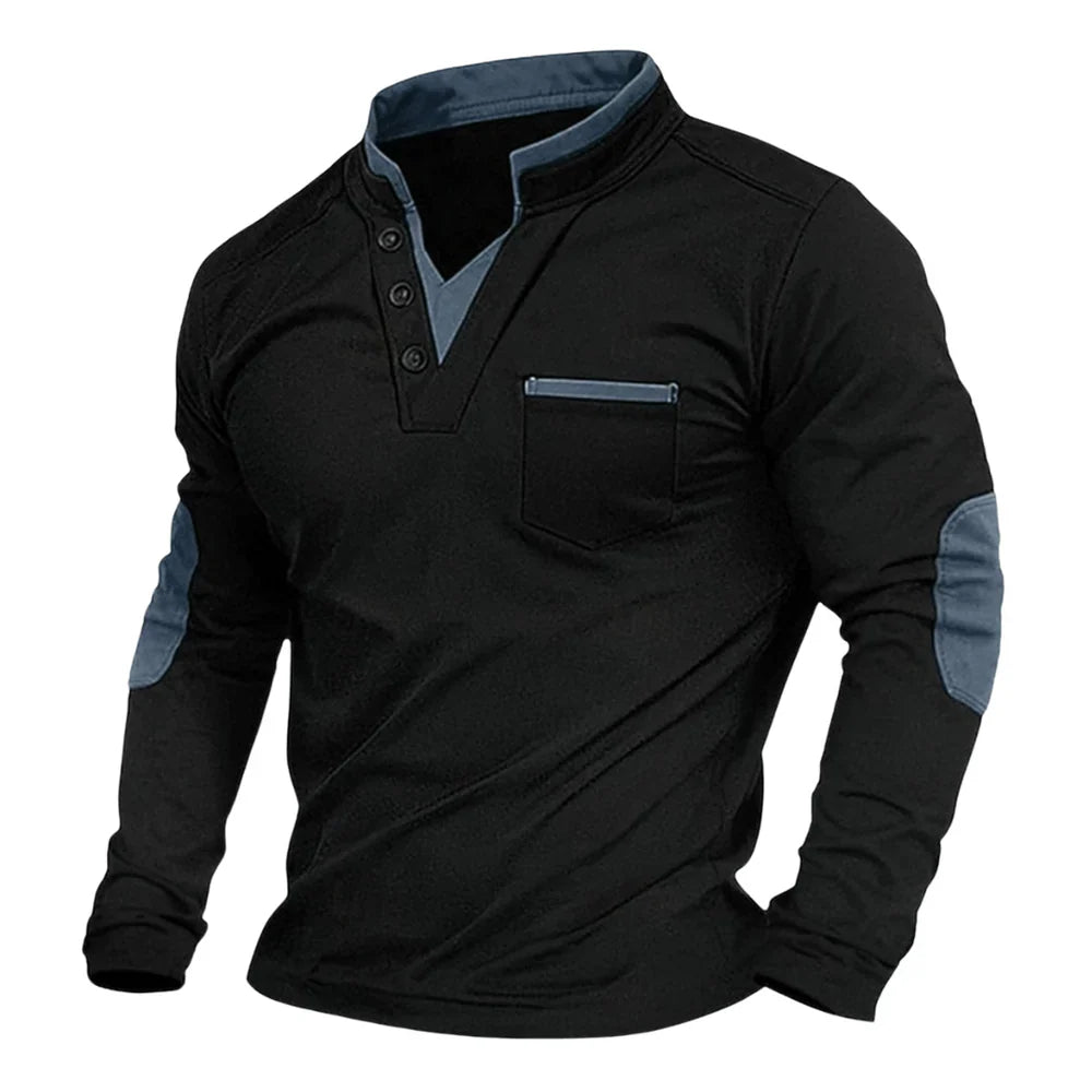 Marc™ – Męska bluza z dekoltem w serek