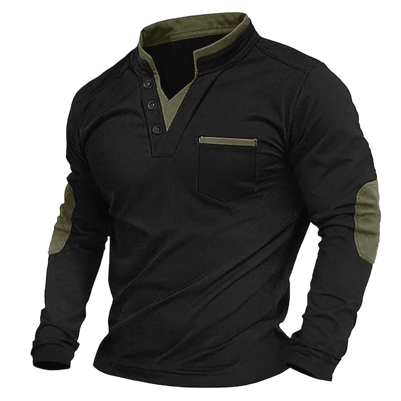 Marc™ – Męska bluza z dekoltem w serek