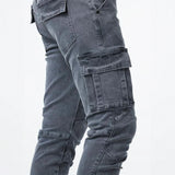 Paolo™ – Elastyczne jeansy cargo
