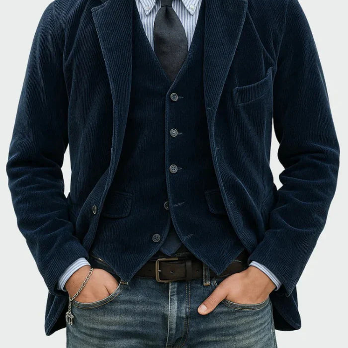 Provence™ - Kurtka i kamizelka w stylu vintage