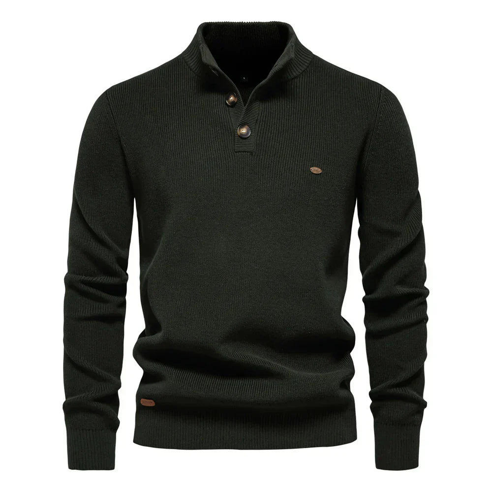 Reuben™ – Męski sweter zapinany na guziki