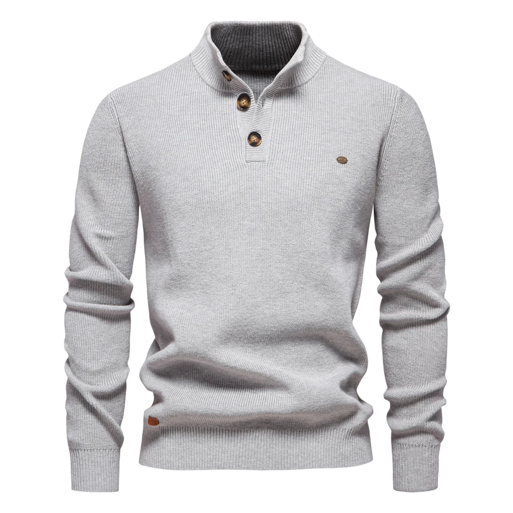 Reuben™ – Męski sweter zapinany na guziki