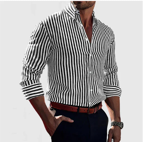 Salvatore™ - Elegancka pasiasta koszula