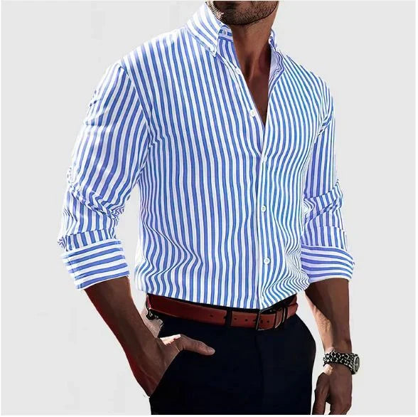 Salvatore™ - Elegancka pasiasta koszula